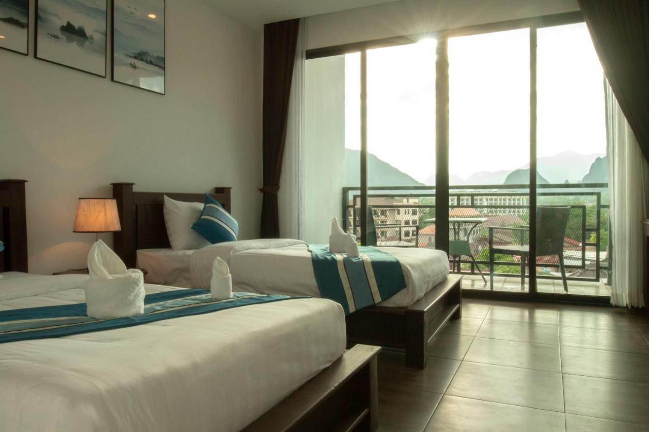 Vang Vieng Topview Hotel Eksteriør bilde